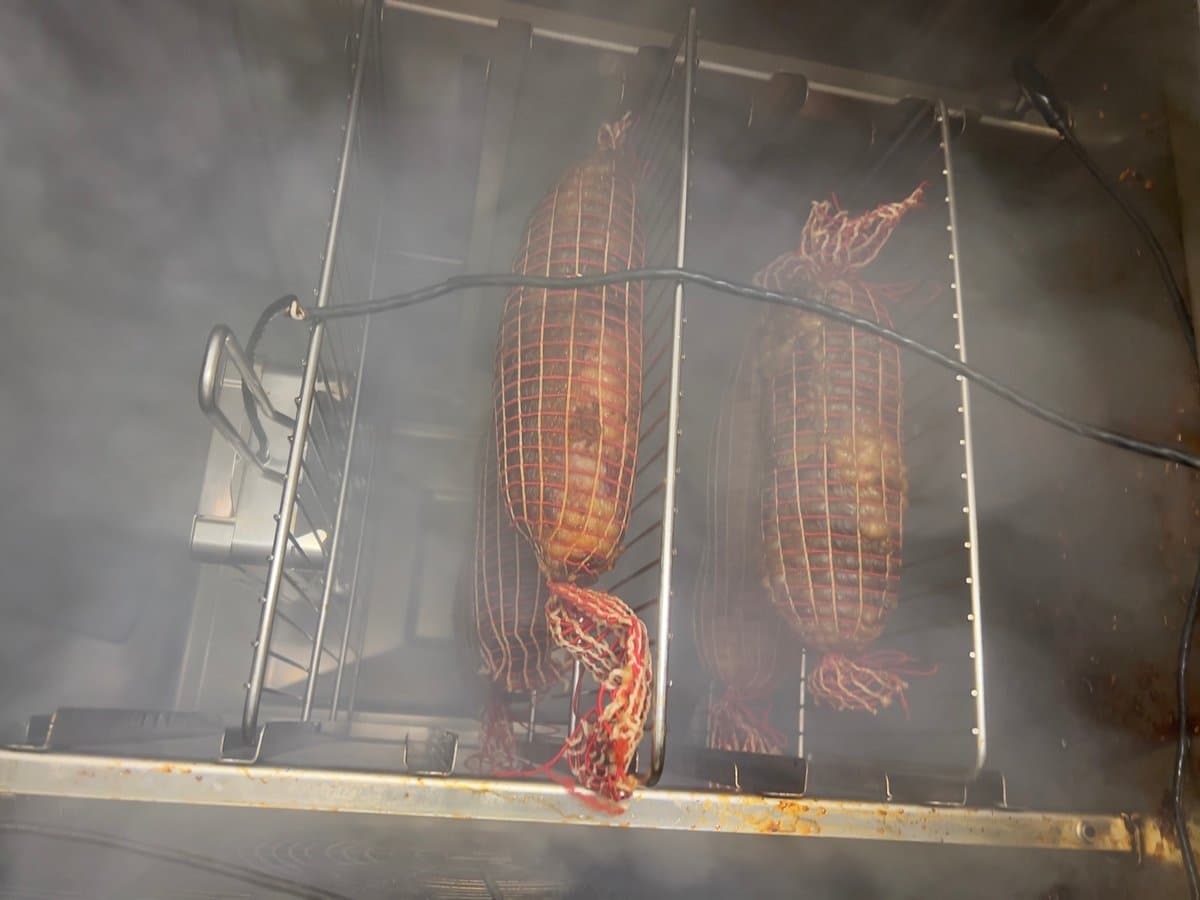 Charcuterie in the smoker